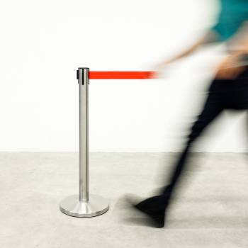 Rajaustolppa, rajausnauha, nauhatolppa