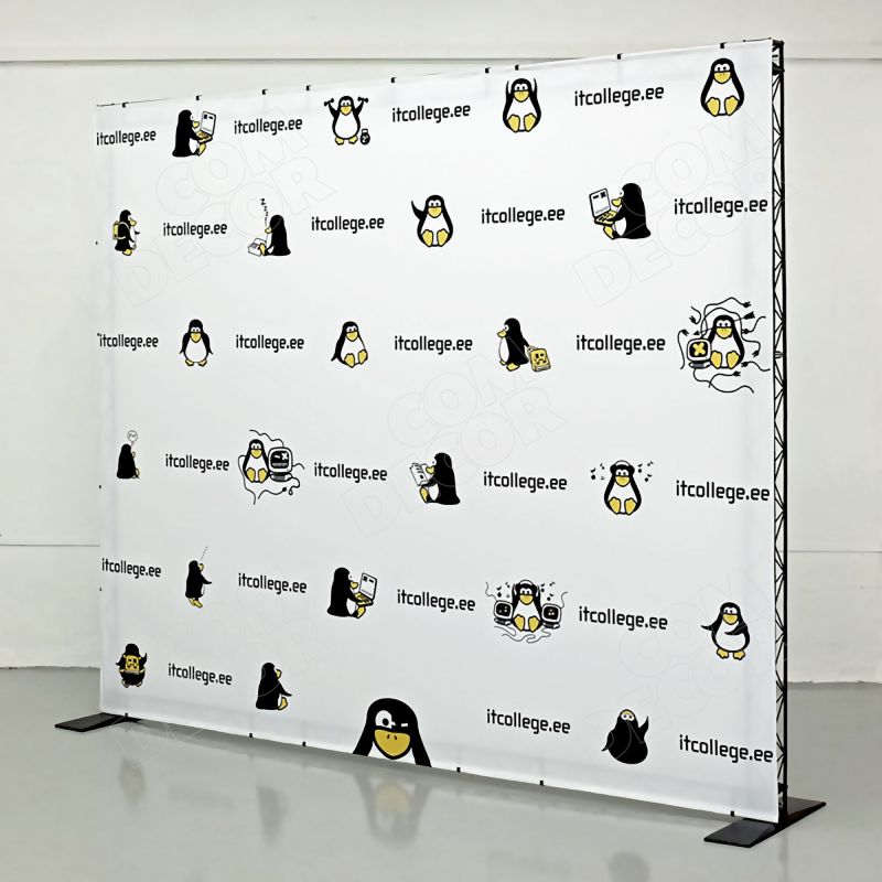 Background wall with logos