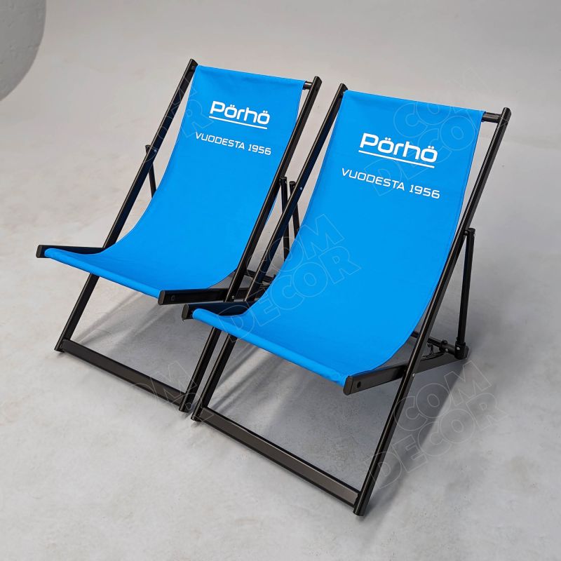 Branded sun loungers