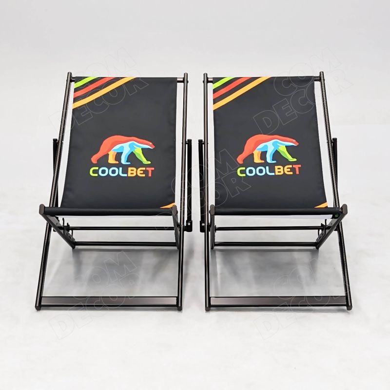 Branded sun loungers