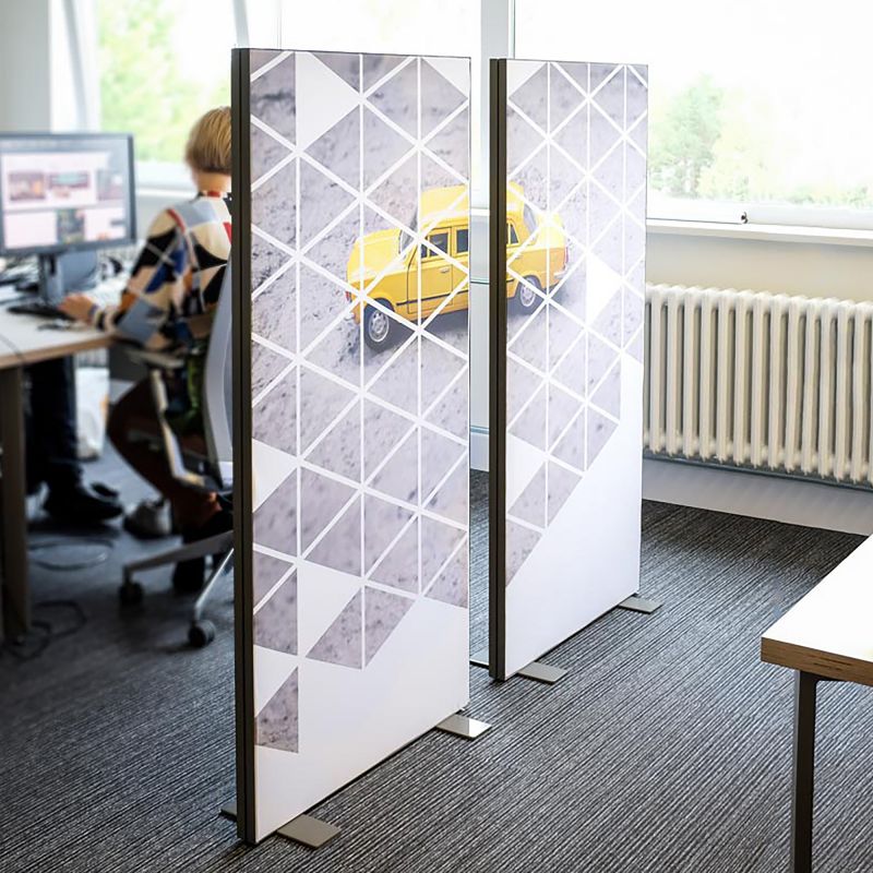 Partition walls / office screens with photo