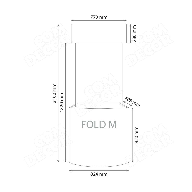 Promotional counter - measures Promotional counter - measures