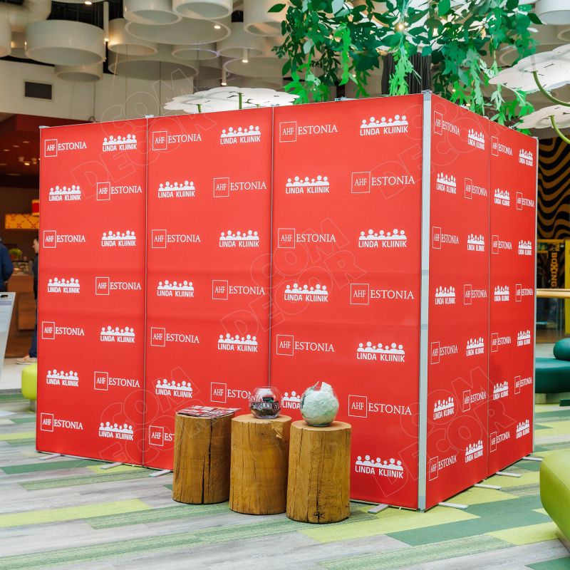 Reusable exhibition booth and accessories Photo Arno Mikkor