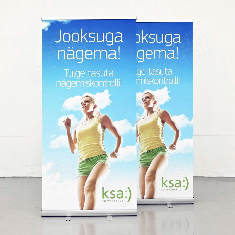 Roll up advertisement