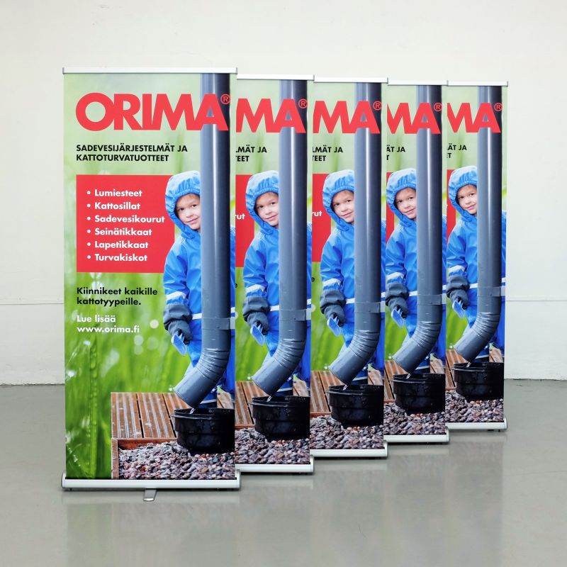 Roll up banners