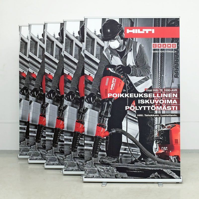 Roll up banners